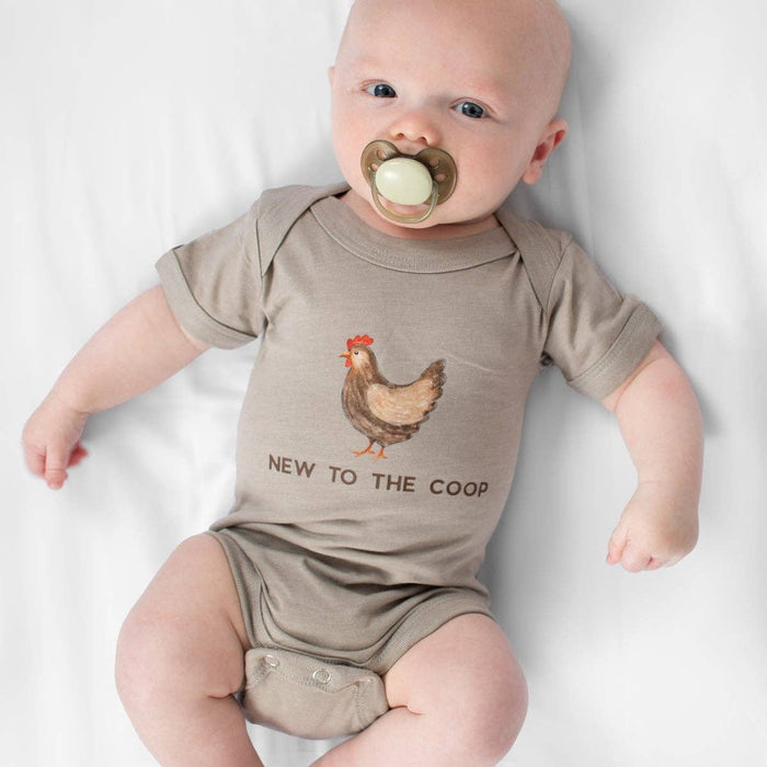 Western 'New to the Coop' Graphic Bodysuit