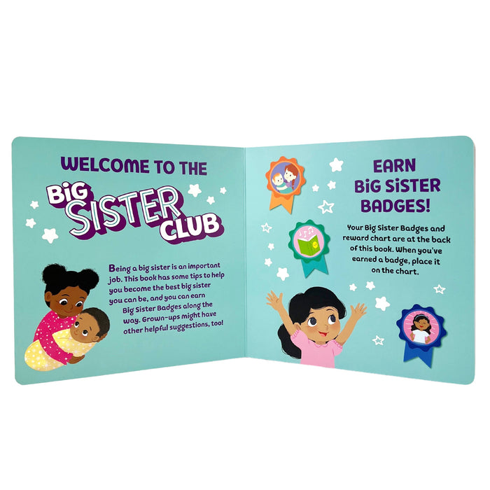 Welcome to the Big Sister Club with Reward Chart & Stickers