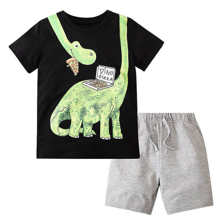Dinosaur Short Sleeve T-Shirt and Shorts Set