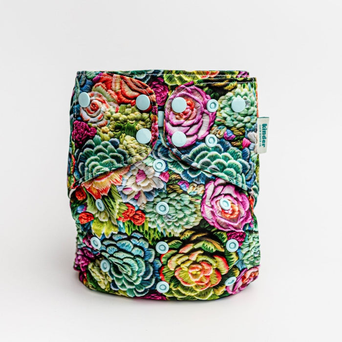 Nature: Essentials Pocket Cloth Diaper with Athletic Wicking Jersey, Grows with your Baby