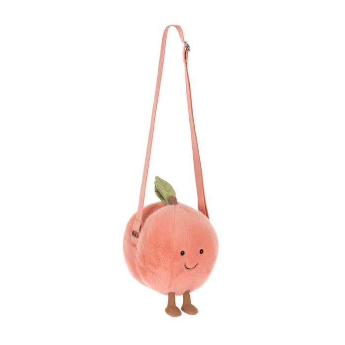Jellycat Amusables Peach Shoulder Bag
