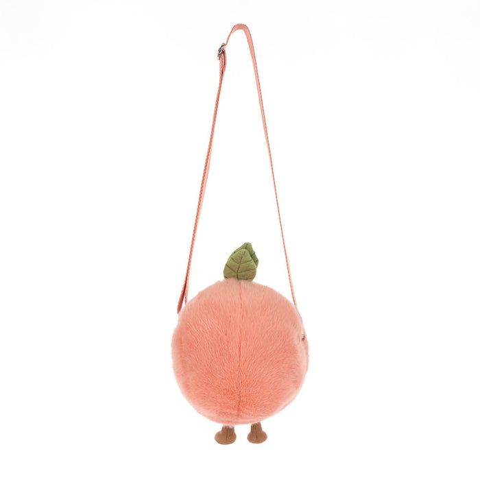 Jellycat Amusables Peach Shoulder Bag