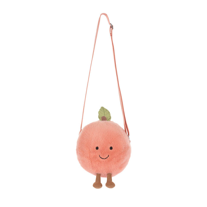 Jellycat Amusables Peach Shoulder Bag