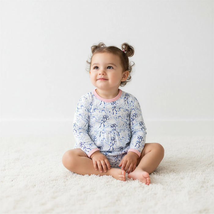 Dreidel Bows Bodysuit Dress