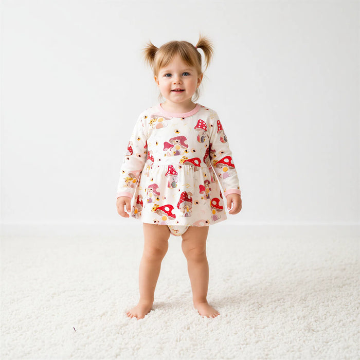 Flora Shrooms Bodysuit Dress