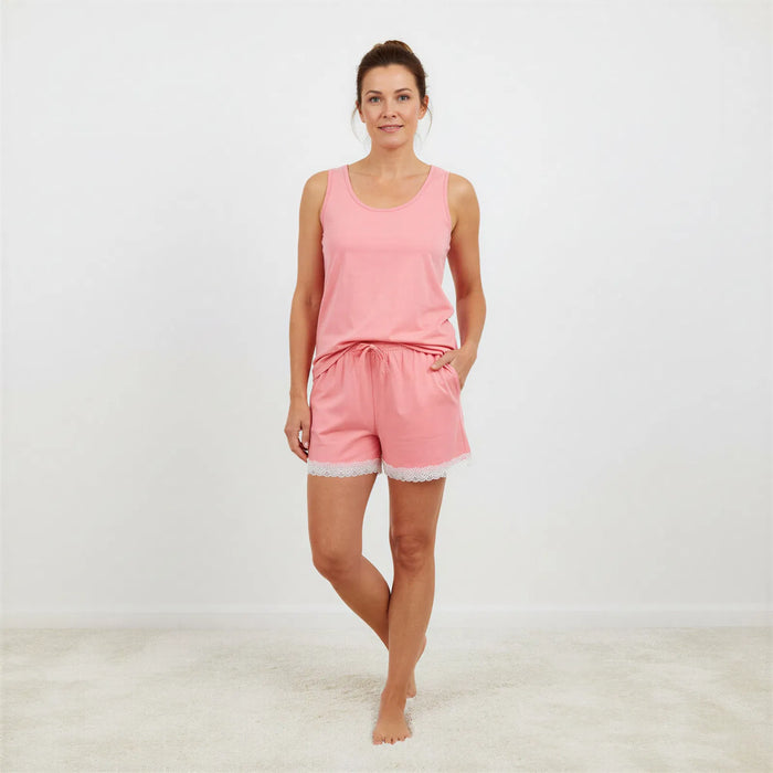Hot Pink Women's Short Loungewear
