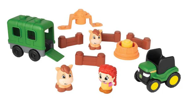 John Deere Stacker Horse Set