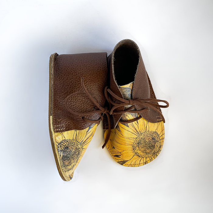 Bright Sunflower Wander Boots