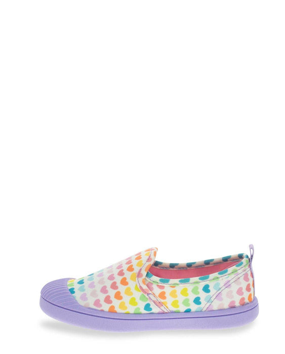 Kids Puddle Hearts Slip On - Cream: Cream