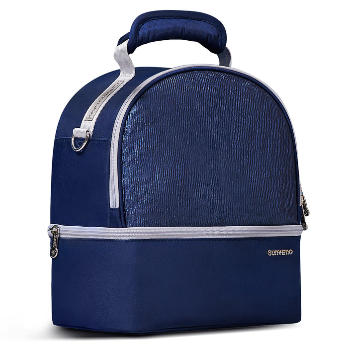 Insulated Lunch Box Double Deck Cooler Bag