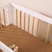 T29536BTS,Babyletto,Burnt Sienna Muslin Mini Crib Sheet in GOTS Certified Organic Cotton