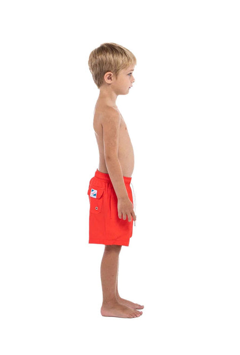Color Changing Swim Trunks - Red to Shark