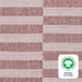 T30436,Babyletto,Maroon Stripe Muslin Mini Crib Sheet in GOTS Certified Organic Cotton