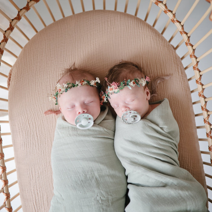 Extra Soft Bassinet Muslin Crib Sheet - Nature Baby Outfitter