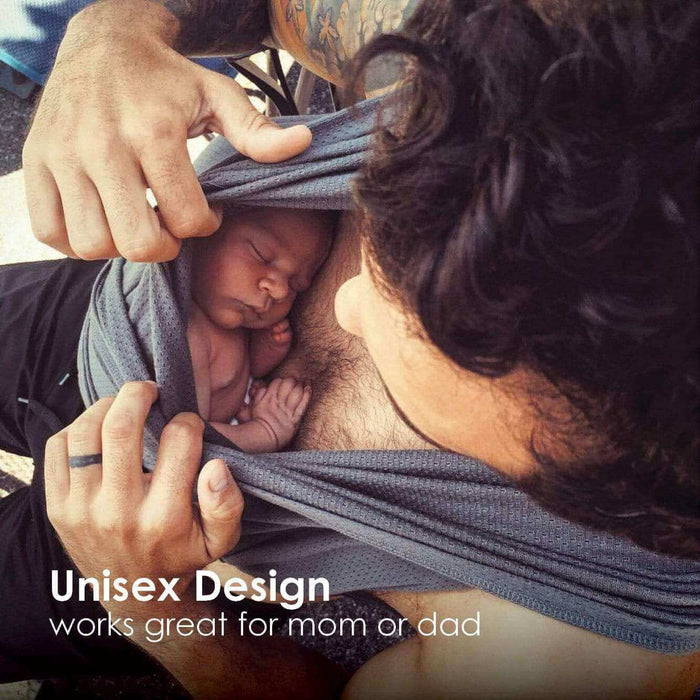 Baby K'tan Breeze Baby Carrier | Charcoal - Nature Baby Outfitter