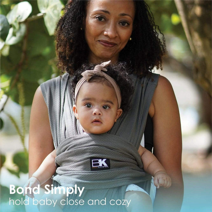 Baby K'tan Breeze Baby Carrier | Charcoal - Nature Baby Outfitter