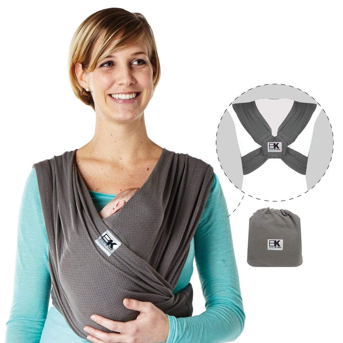 Baby K'tan Breeze Baby Carrier | Charcoal - Nature Baby Outfitter