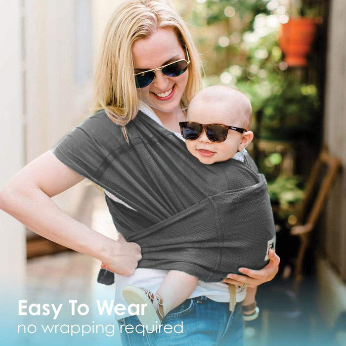 Baby K'tan Breeze Baby Carrier | Charcoal - Nature Baby Outfitter