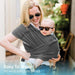 Baby K'tan Breeze Baby Carrier | Charcoal - Nature Baby Outfitter