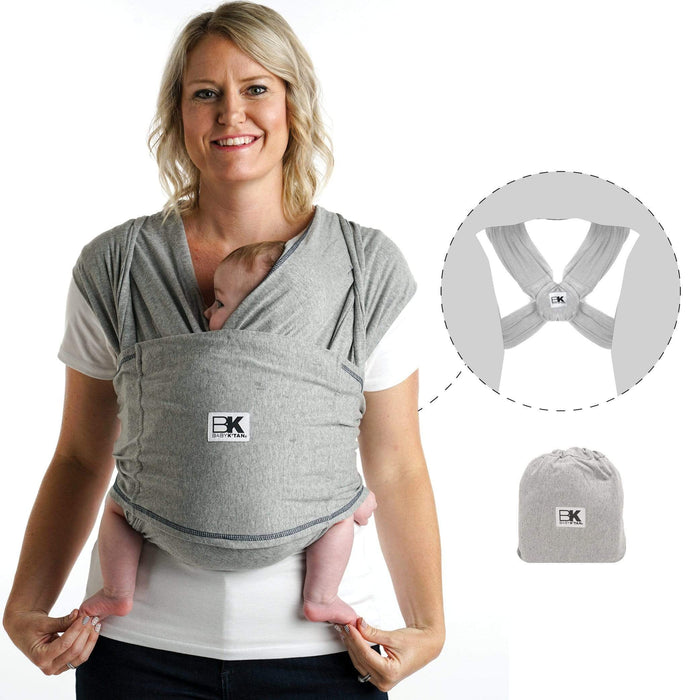 Baby K'tan Original Baby Carrier | Heather Grey - Nature Baby Outfitter