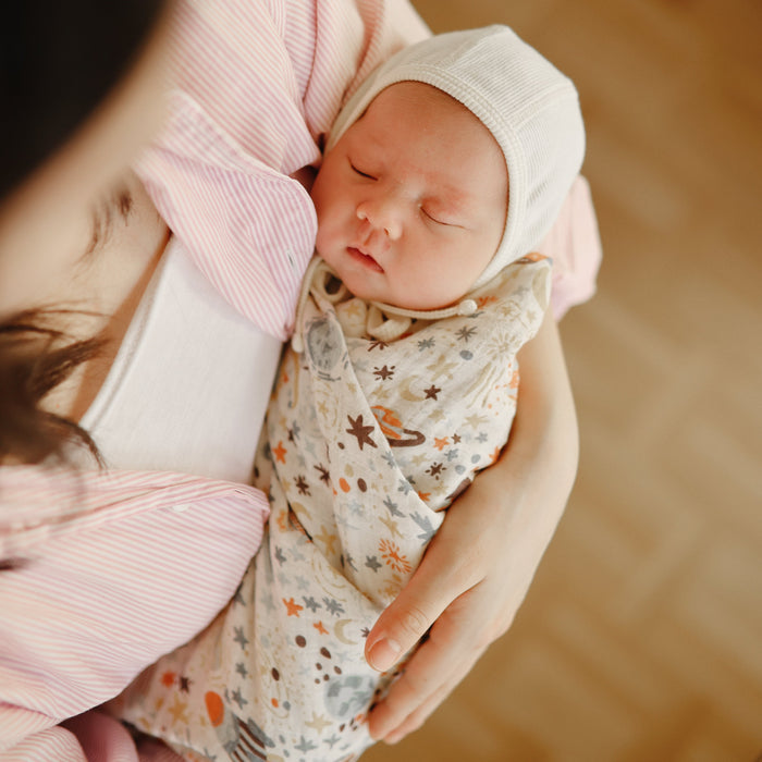 Organic Cotton Muslin Swaddle Blanket - Nature Baby Outfitter