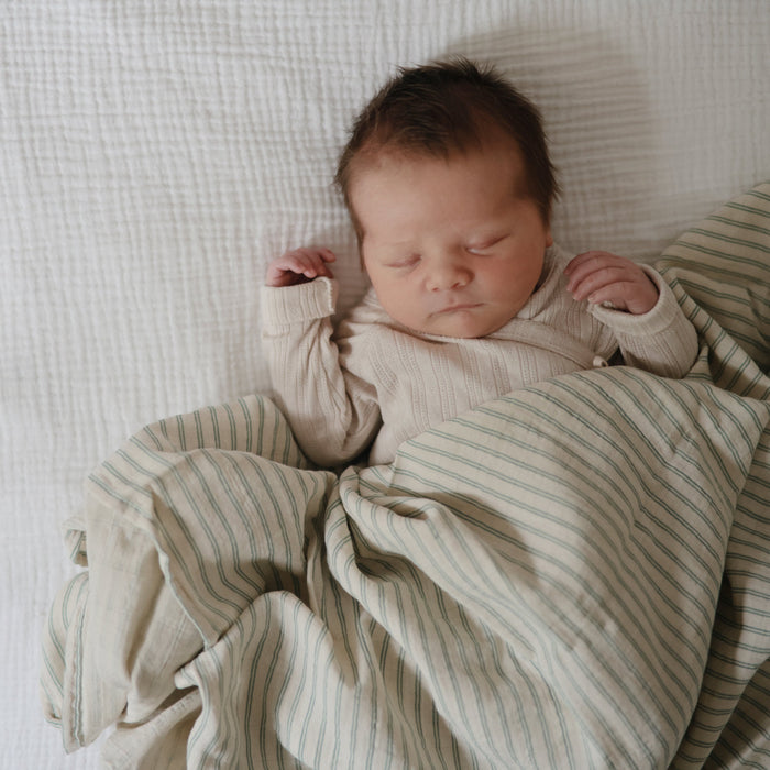 Organic Cotton Muslin Swaddle Blanket - Nature Baby Outfitter