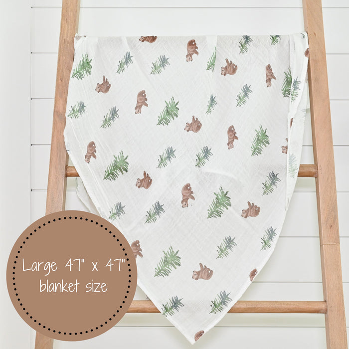 Baby Bear Swaddle Blanket