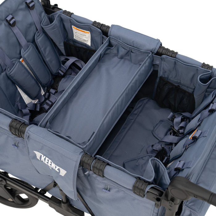 keenz stroller wagon car seat Keenz MOOV 4-Passenger Stroller Wagon Full-Featured Comfort for Big Adventures