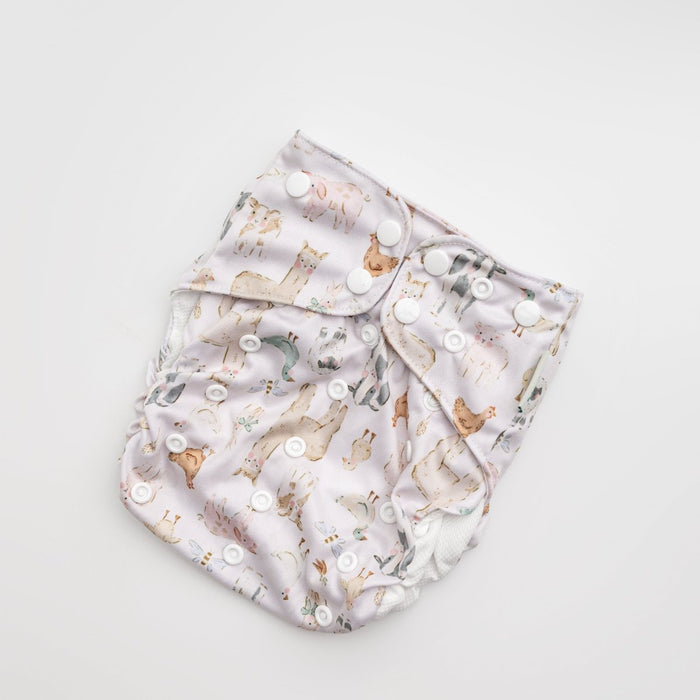 Reusable Swim Diapers with Athletic Wicking Jersey (7-60lbs)