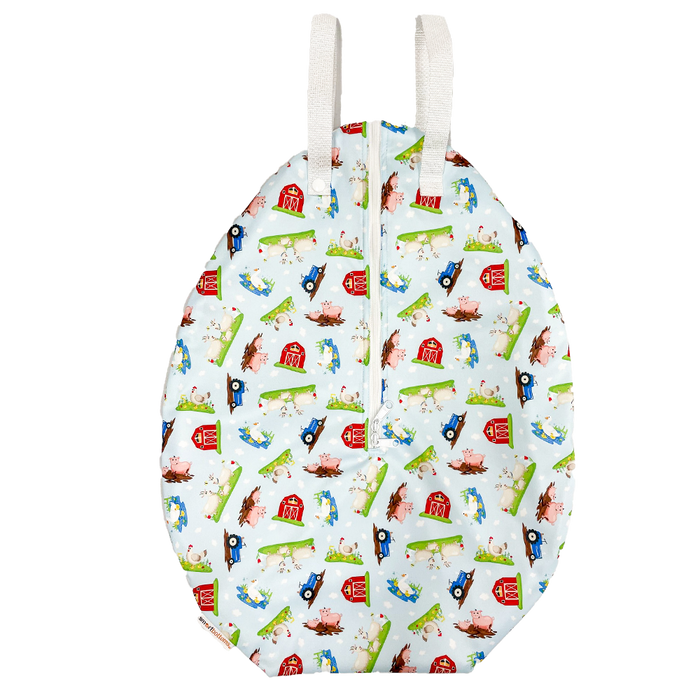 Hanging Wet Bag - Barnyard Babies