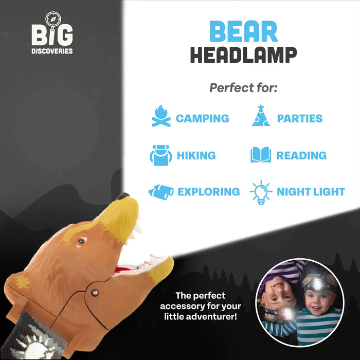 ROARING Grizzly Bear Headlamp