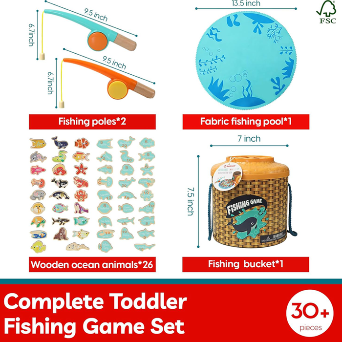 Montessori Toddler Fishing Game