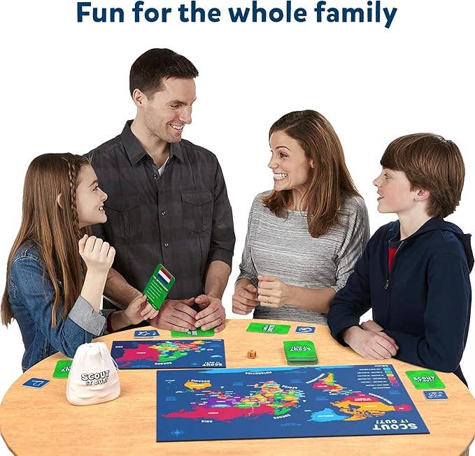 Scout It Out Countries of The World Board Game