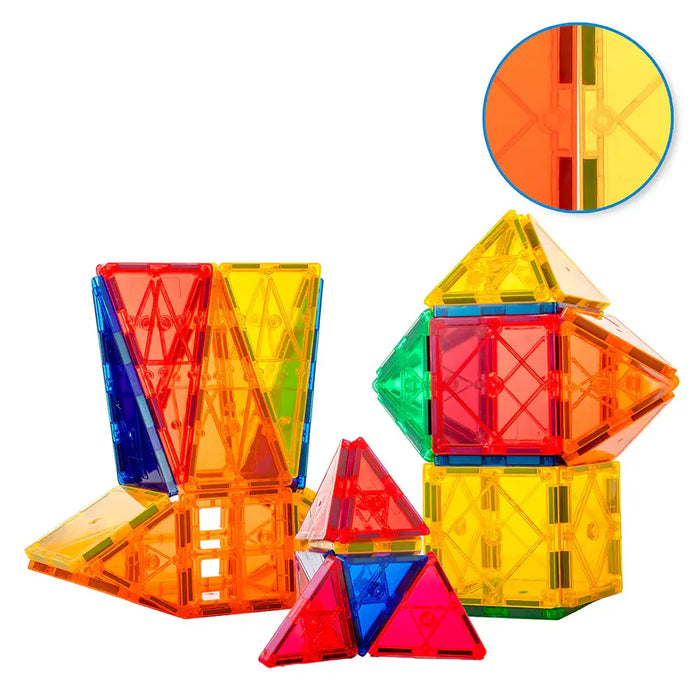 80 Piece Magnetic Tile Building Set