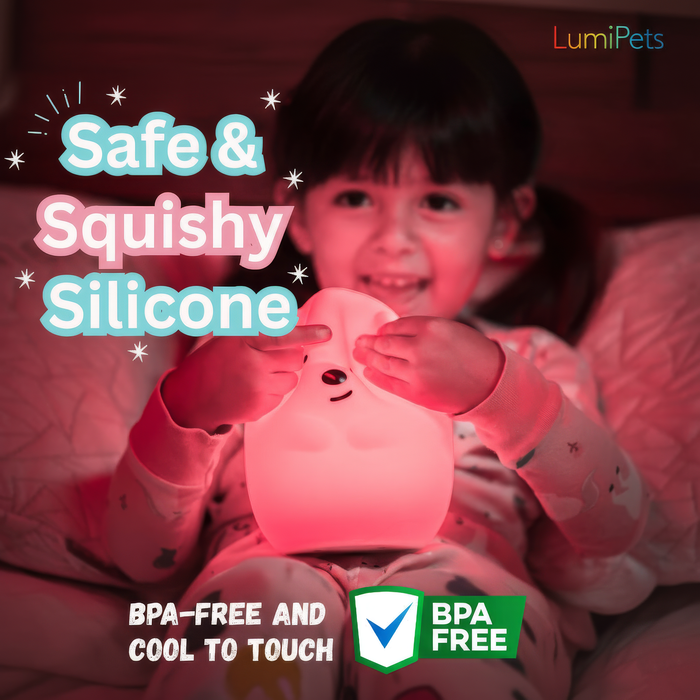 LumiPets® Benny the Bear- Children's Touch Night Light - Nature Baby Outfitter