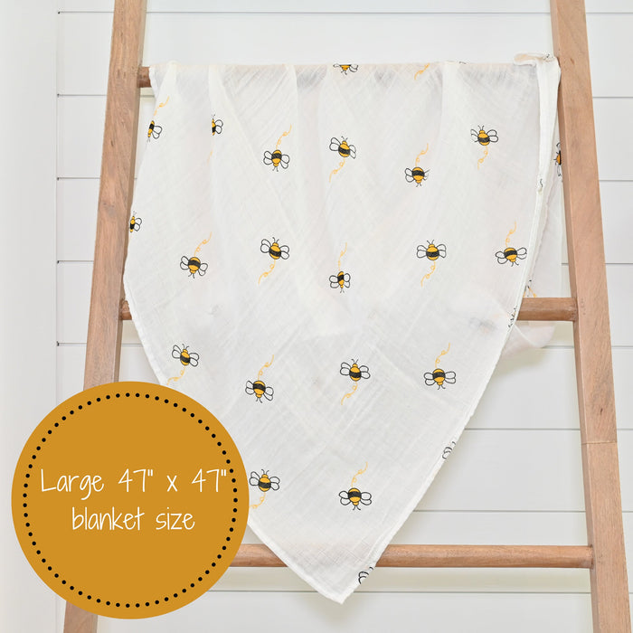 Bee-utiful Swaddle Blanket