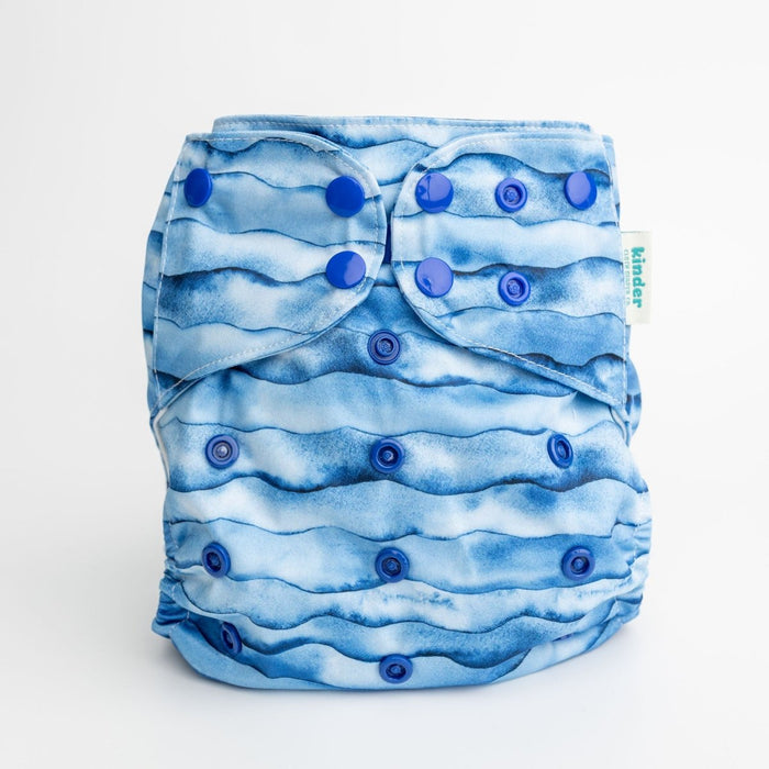 Abstract: Essentials Pocket Cloth Diaper with Athletic Wicking Jersey, Grows with your Baby