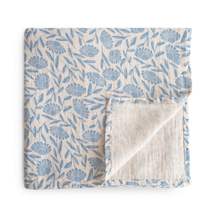 Organic Cotton Muslin Swaddle Blanket - Nature Baby Outfitter
