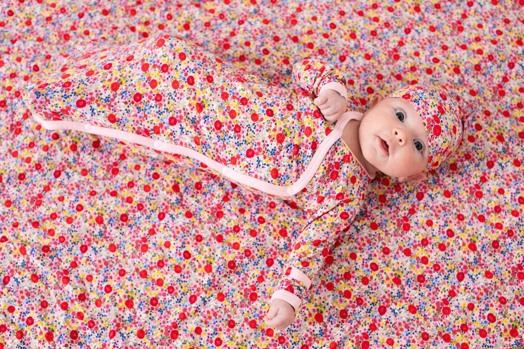 Blush Bloom Gown & Hat