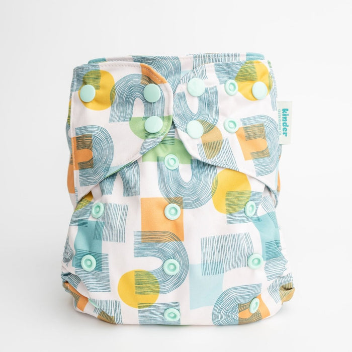 Abstract: Essentials Pocket Cloth Diaper with Athletic Wicking Jersey, Grows with your Baby