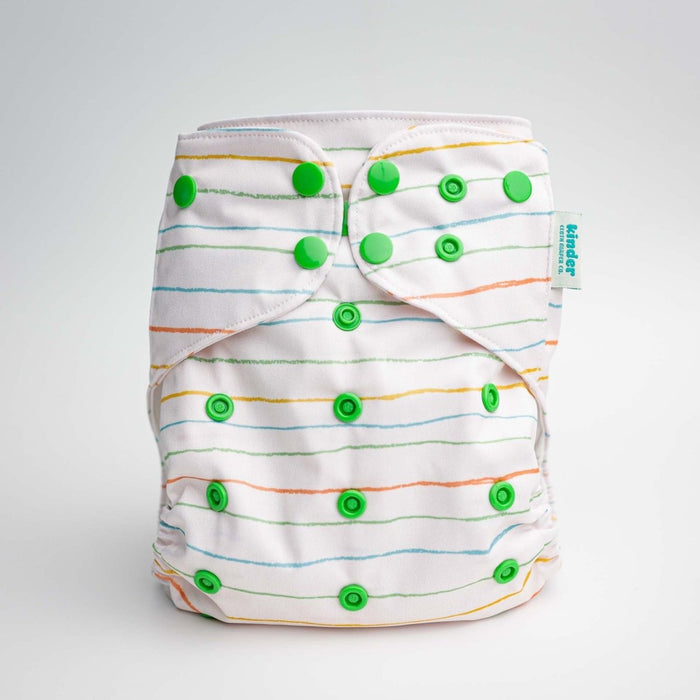 Abstract: Essentials Pocket Cloth Diaper with Athletic Wicking Jersey, Grows with your Baby