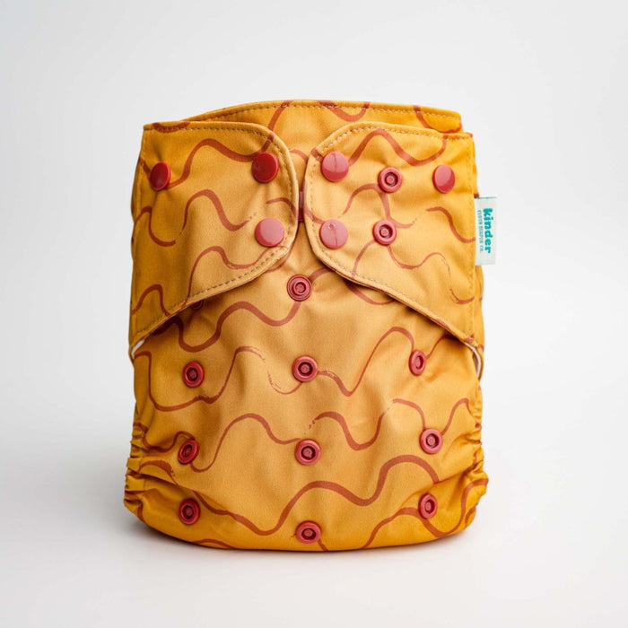 Abstract: Essentials Pocket Cloth Diaper with Athletic Wicking Jersey, Grows with your Baby