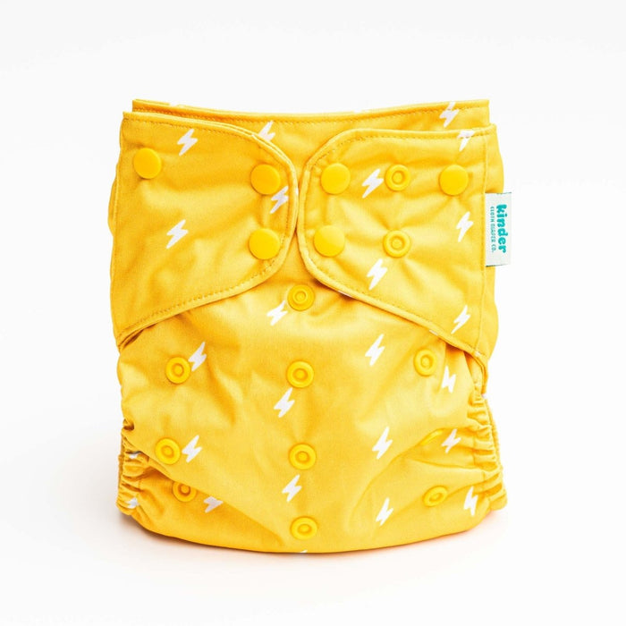 Space and Sky: Essentials Pocket Cloth Diaper with Athletic Wicking Jersey, Grows with your Baby