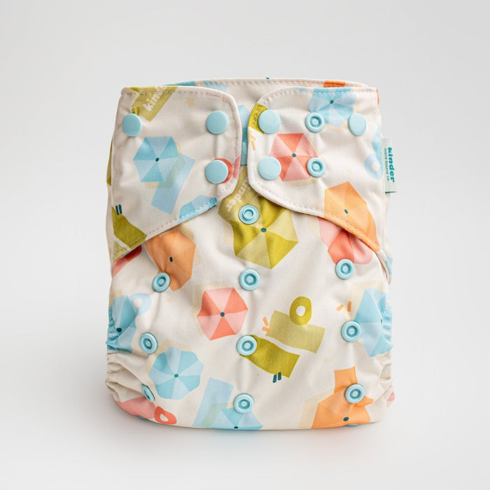 Nature: Essentials Pocket Cloth Diaper with Athletic Wicking Jersey, Grows with your Baby