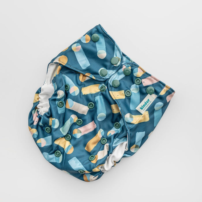 Reusable Swim Diapers with Athletic Wicking Jersey (7-60lbs)