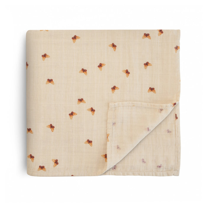 Organic Cotton Muslin Swaddle Blanket - Nature Baby Outfitter