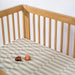 T30533,Babyletto,Moss Stripe Muslin All-Stages Midi Crib Sheet in GOTS Certified Organic Cotton