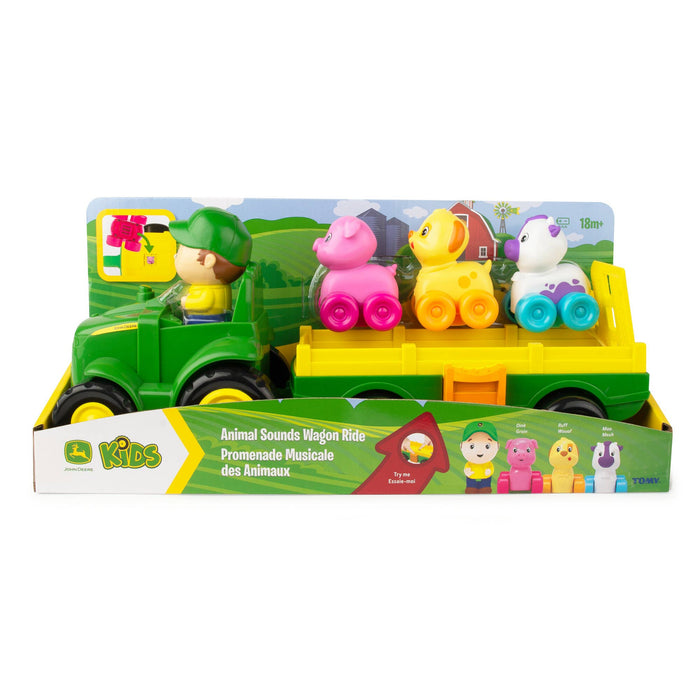 TOMY John Deere Farmin Friends Animal Sounds Wagon Ride