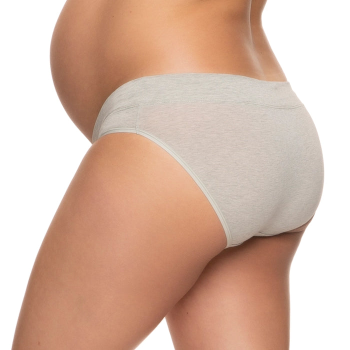 Slate/Pebble/Cloud Organic Cotton Maternity Hipster Panties