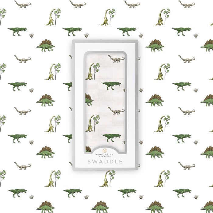 Dino Days Cotton Muslin Swaddle